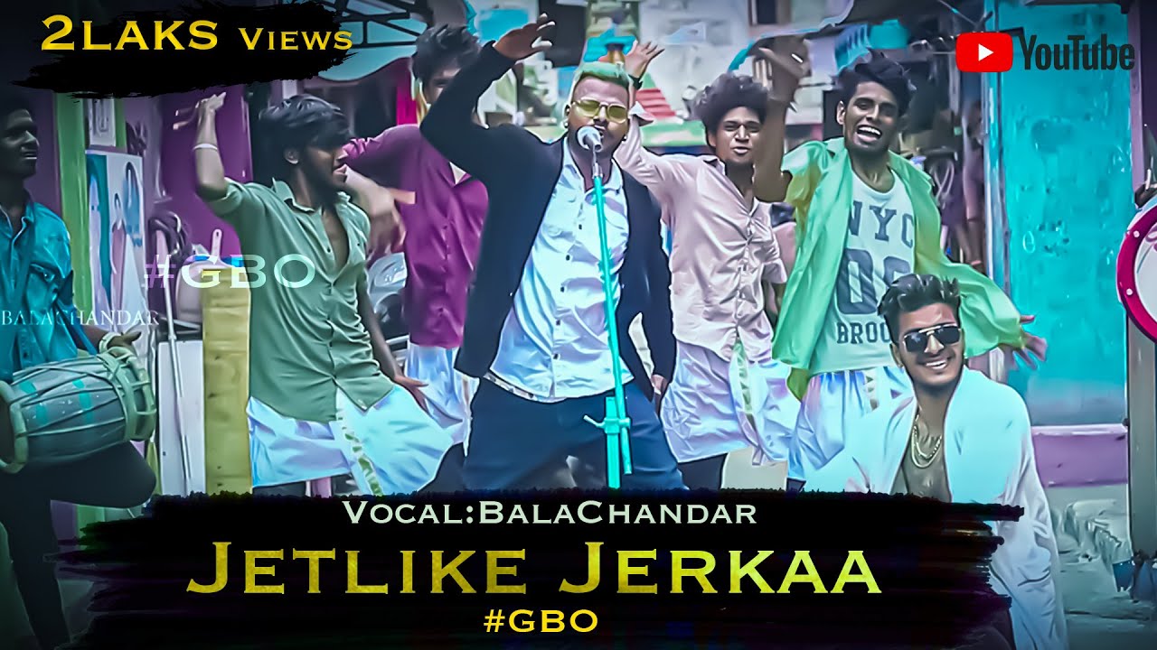 Jetlike Jerkaa Official Video Song In 4K  Gana Balachandar  Bennet  Gana Gokul GBO