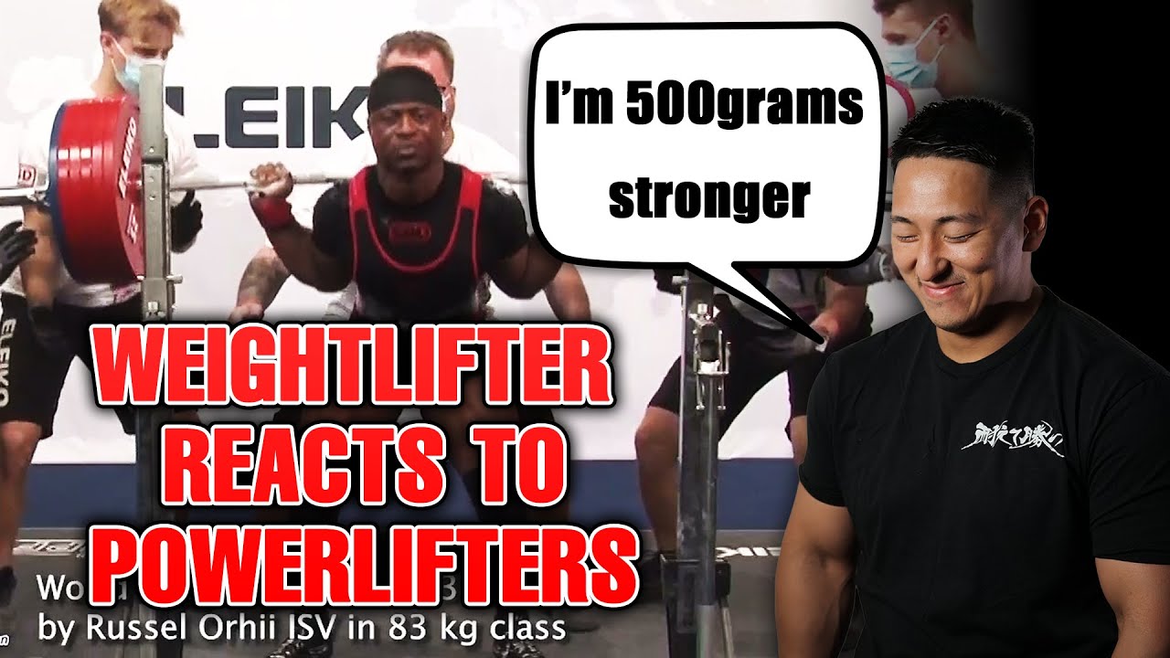 世界パワーリフティング選手権83KG級に対してのリアクション動画！【english subtitles】 Toshiki Reacts to Powerlifters Squat 83kg IPF