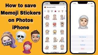 Cara save memoji stickers di Photos iPhone [eng sub] screenshot 4