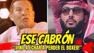 JC CHAVEZ ARREMETE CONTRA TURKI AL-ALSHIKH POR DAÑAR EL BOXEO