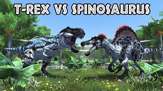 🔥 T-REX vs SPINOSAURUS, BARYONYX & VELOCIRAPTORS! 🦖 EPIC DINOSAUR FIGHTS | Jurassic Clash screenshot 5