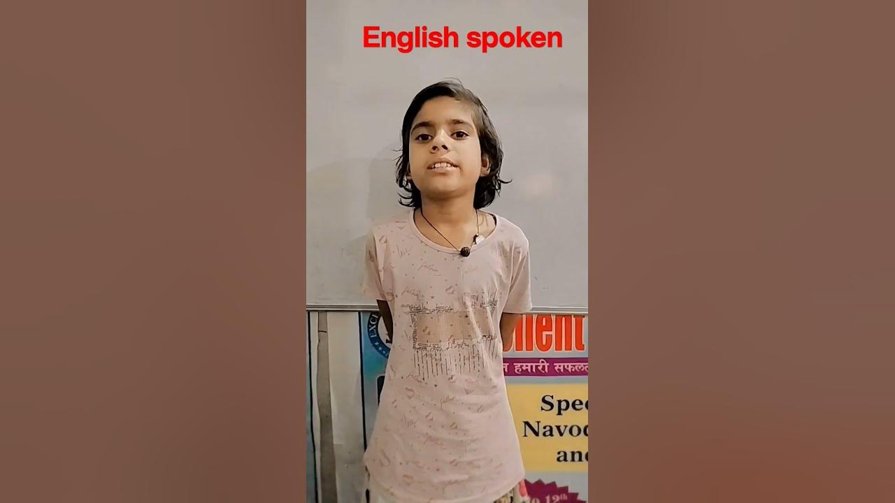 English spoken by Manvi - YouTube