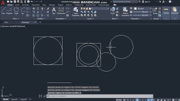 Create line, rectangle and circle in AutoCAD 2021 (tutorial)