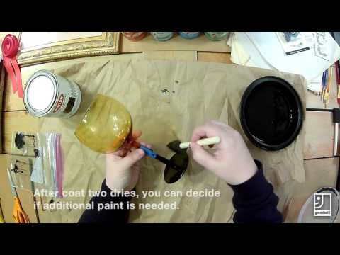 How To: Dekorieren Weingläser mit Tafelfarbe