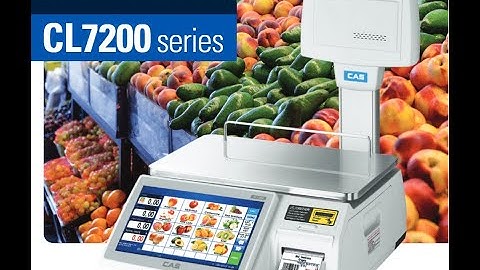 Cas | CL 7200 | Barkodlu Terazi