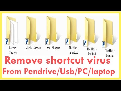 how to remove shortcut virus in pendrive permanently