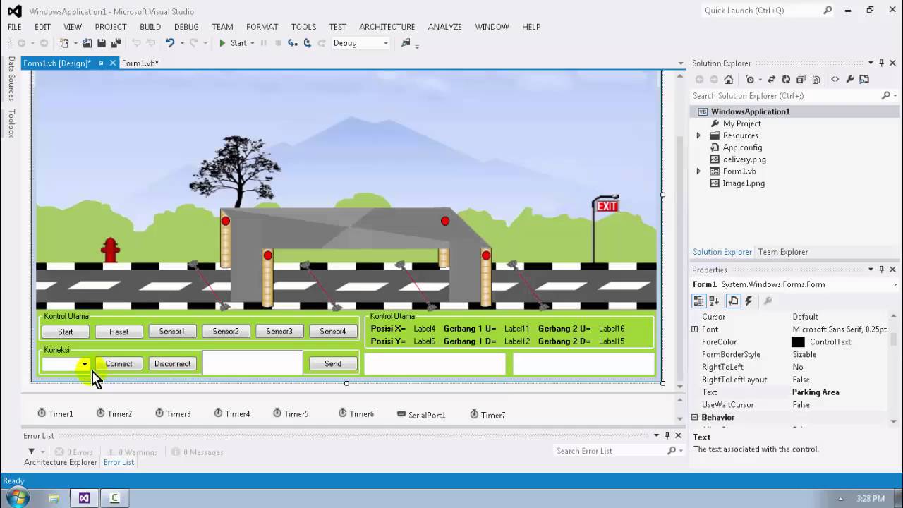 HMI Omron PLC and Visual Basic - YouTube