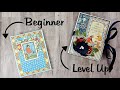 Easy for beginner envelope folio  level up folio pollys paper studio scrapbook tutorial graphic 45