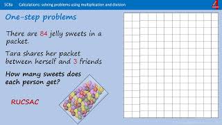Solving One-Step Multiplication and Division 'Word' Problems