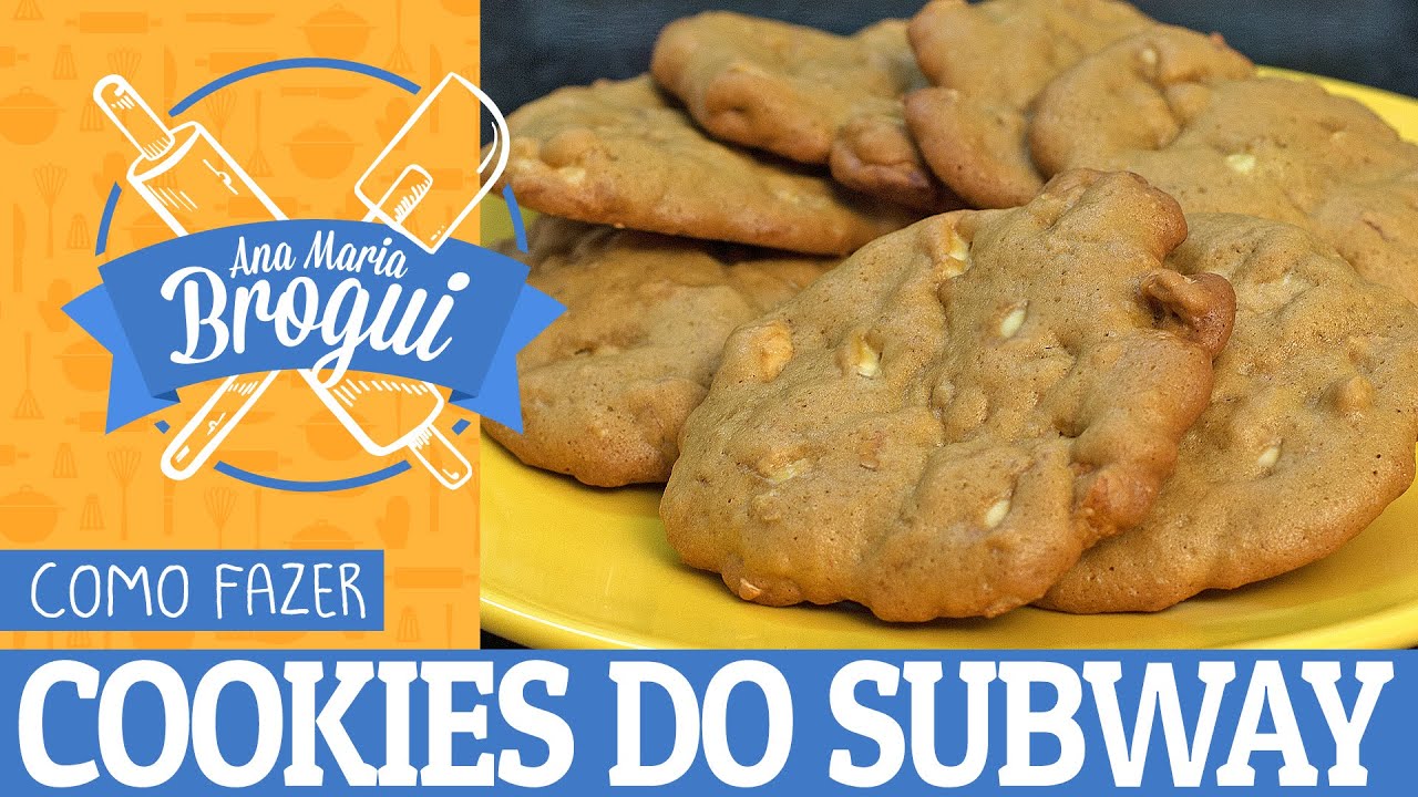 COMO FAZER COOKIES DO SUBWAY | #AnaMariaBrogui