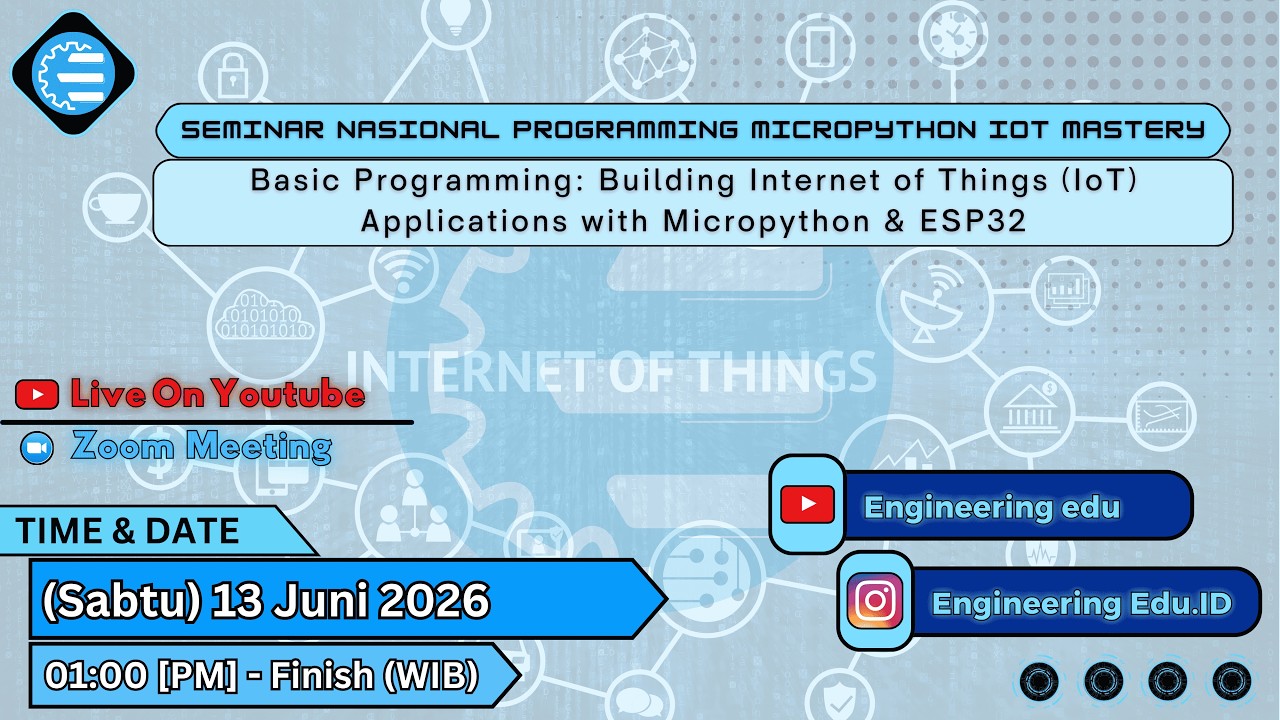 Seminar Nasional Programming MICROPYTHON IoT MASTERY - YouTube