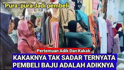 Momen Haru Pertemuan Kakak Dan Adik Setelah 8 Tahun Berpisah Jadi Anak Rantau Pulang Kampung