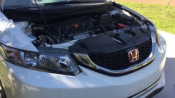 2006-2015 Honda Civic Engine Coolant Temperature Sensor Replacement DIY (ECT 1 & 2)