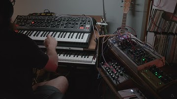 Moog matriarch + moog subharmonicon meditation oct 19