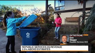 Republic Services CEO Sees Trash Volumes Starting to Moderate