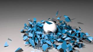 Cinema 4D Thrausi 350 Pieces Slow Motion [HD]