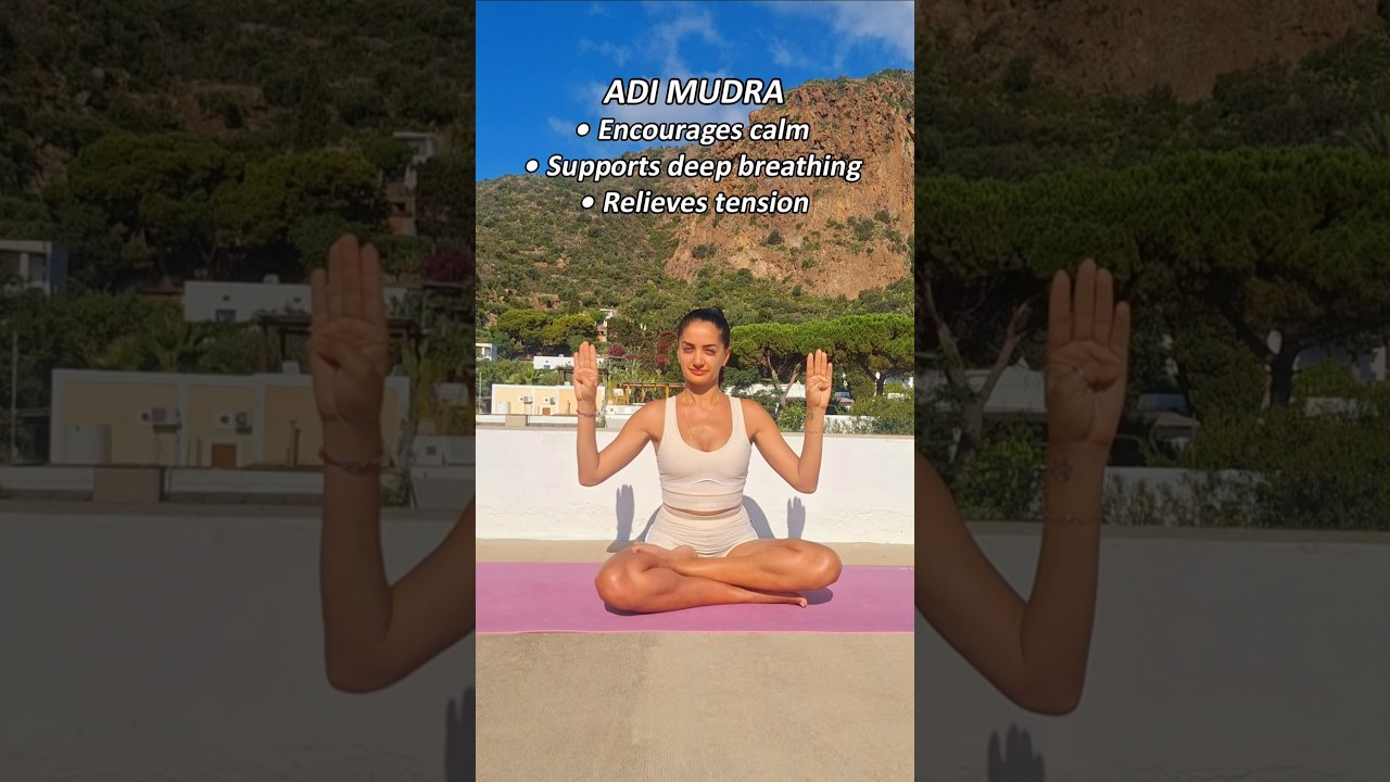 Adi Mudra — Calm & Deep Breath — yoga mudra video