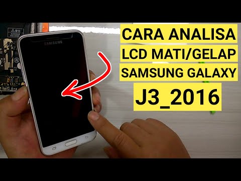 Cara Menganalisa Lcd Mati Samsung J3 2016 || JKS opreker handphone