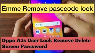 Oppo A3s Passcode Lock | Data 0 Line Damage | Emmc Remove Succesfully | Unlock Oppo A3s | Ufi box