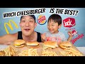 FAST FOOD BURGER COMPARISON! DECIDING WHICH CHEESEBURGER IS THE BEST