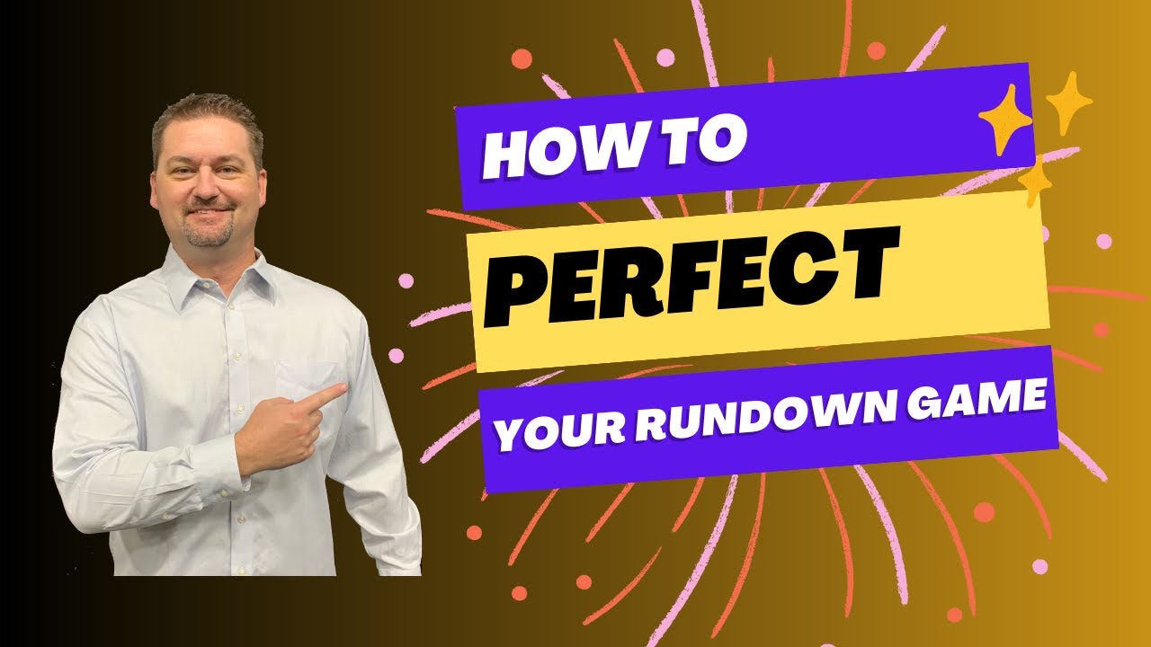 Rundown Game How To Perfect Your Rundown Game - YouTube