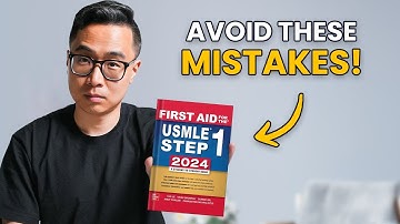 First Aid for Step 1: Top Mistakes