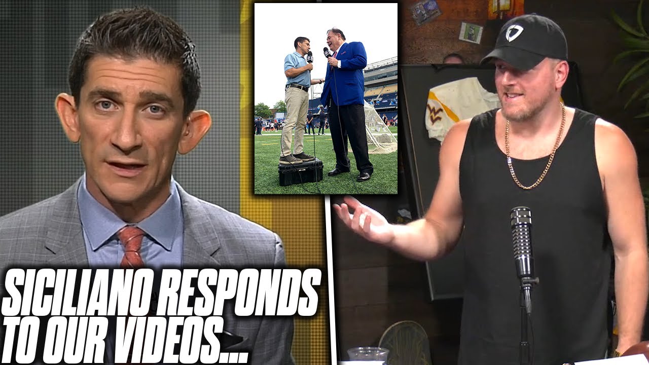 Andrew Siciliano Responds To Pat McAfee's Videos About Him…