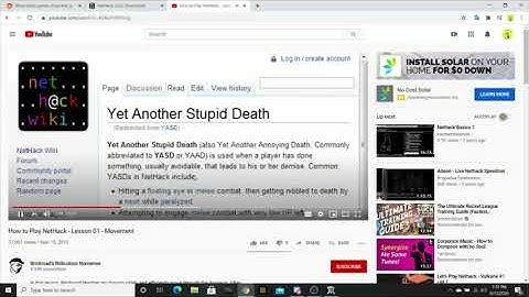 Learning to NetHack ep1