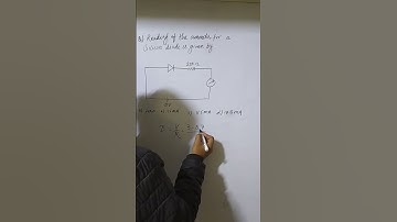 reading of ammeter for a silicon diode in the given circuit #transistor #mosfet #integratedcircuits