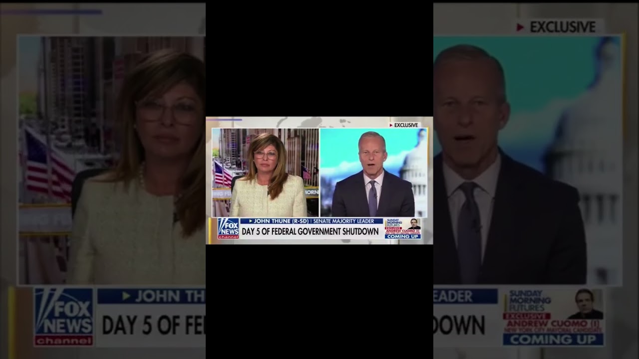 Thune Blames Dems for GOP Shutdown Chaos! 😱 