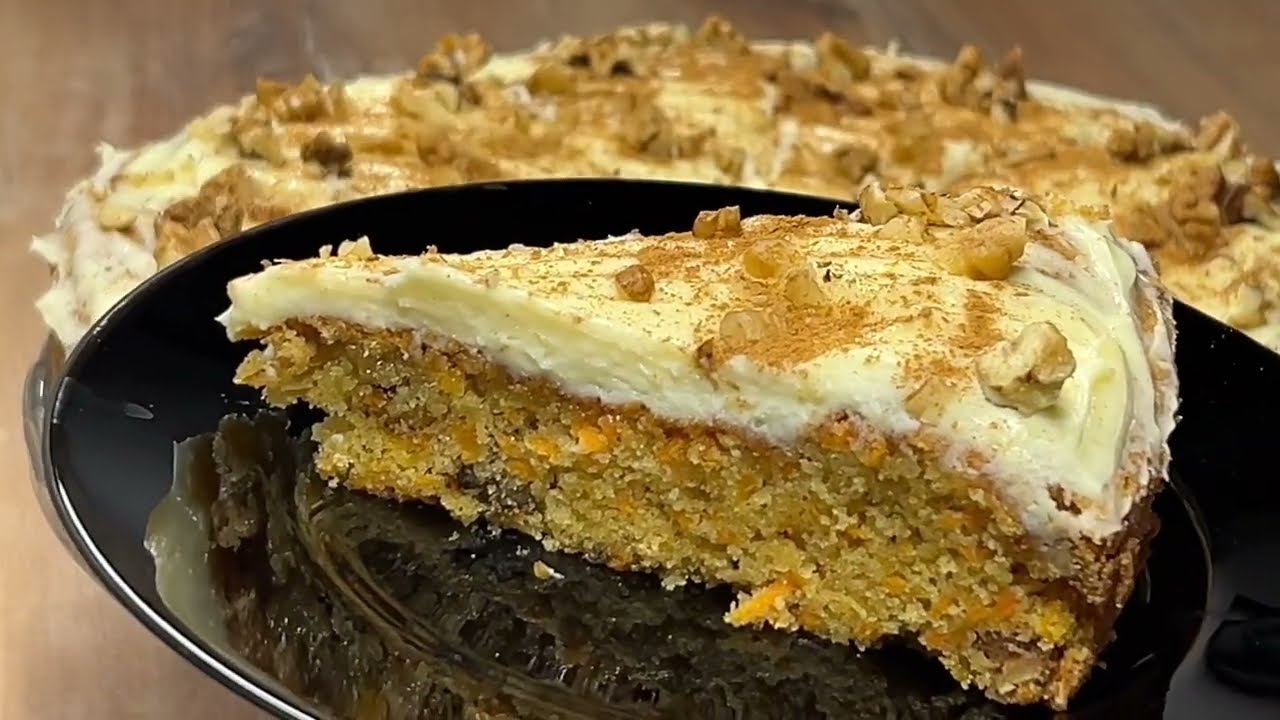 Классический морковный пирог.