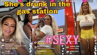  The Porn Actress In The Gas Station Instagram Live