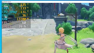 How to Display FPS, GPU, CPU Usage in Genshin Impact