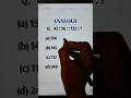Analogy Reasoning #shorts #short #ssc #reasoning #reasoningtricks