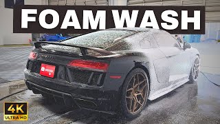 Audi R8 V10 Foam Wash  Auto Detailing (Satisfying ASMR)