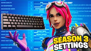 *NEW* Keyboard and Mouse Settings for Chapter 5 Season 3 + Better FPS, Colorblind, and LESS Delay!