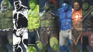 Marvel Avengers - All Hulk Uniforms/Outfits Including Premiums/DLC