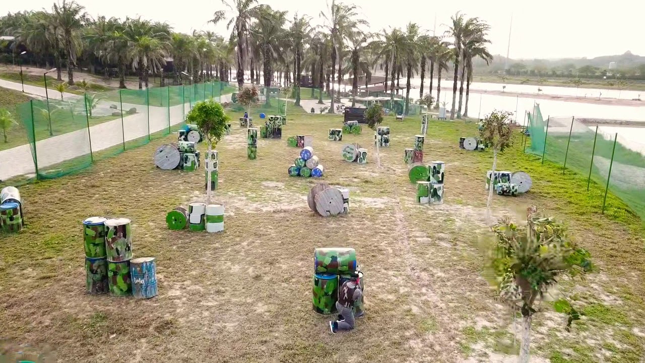 Xpark Sunway Iskandar Paintball War Games by DJI Mavic Pro! YouTube