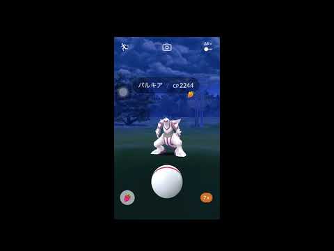 【ポケモンGO】パルキア 伝説レイド ハイドロポンプ ゲッチャレ