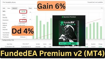 FundedEA Premium v2 MT4 Pass Prop Firm Challenges with This Powerful EA | Full Guide & Live Results