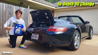 Oil Change on a Porsche 997 911!