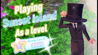 Playing Sunset Island - As A Level 2000! 🌴🥥