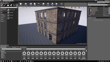Unreal Engine / Houdini Building Tool
