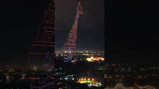 Mega Drone Show In Bhopal On Mp Foundation Day 2025