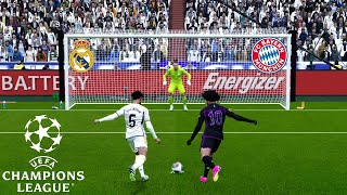 Real Madrid vs Bayern Munich PENALTY SHOOTOUT UEFA Champions League SEMIFINAL Videogame Simulation