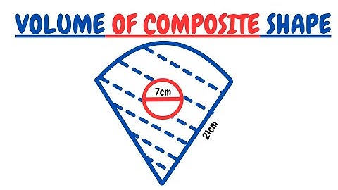 How To Find The Volume of a Solid With A Composite Cross Section.