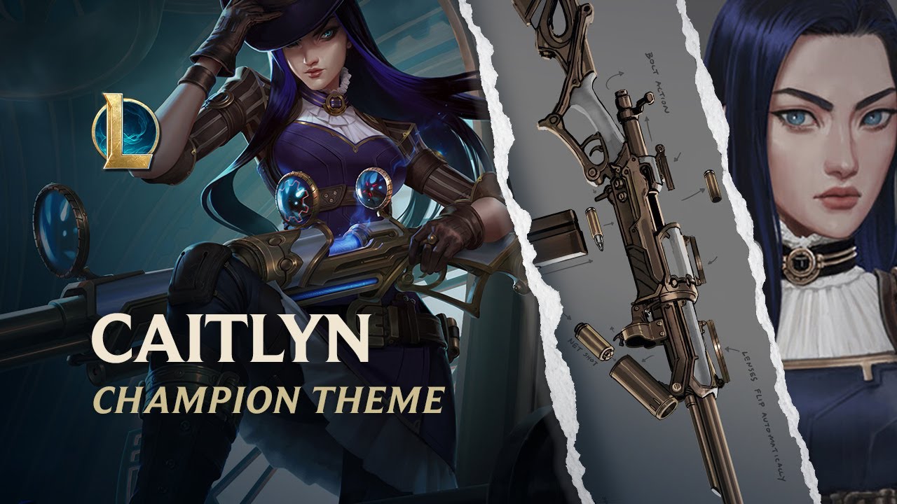 Listen to the official champion theme for Caitlyn, The Sheriff of Piltover. Looking for an encore? Perhaps one with a change of tune? Check out the piano arr...