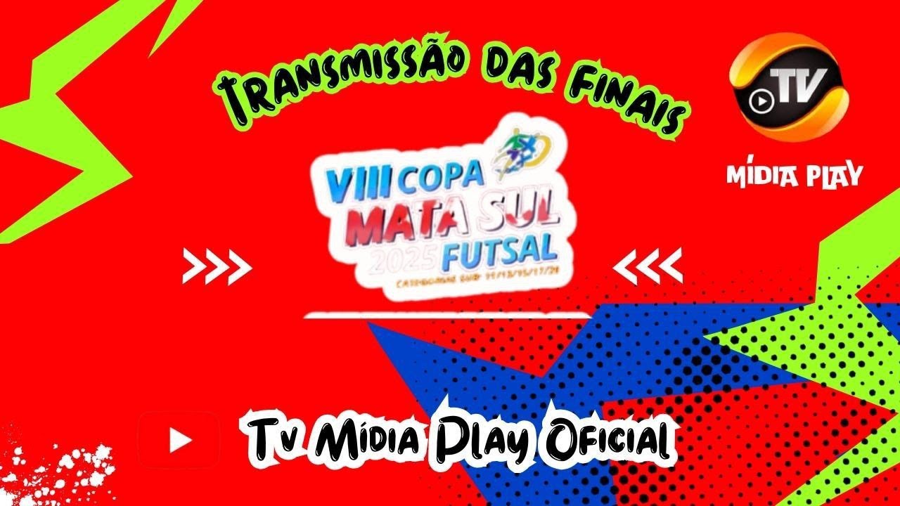 TV MIDIA PLAY OFICIAL 8 COPA MATA SUL DE FUTSAL 21/12/2025  CATEGORIA-SUB 20