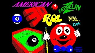 American 3D Pool Review for the Sinclair ZX Spectrum by John Gage