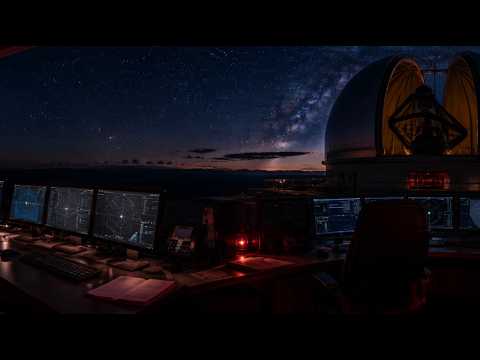 🌌 Astronomy Observatory Control Room | 12 Hours Of Observatory Sounds & Sleep Ambience
